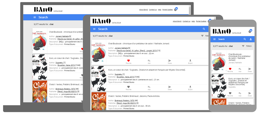 Designing and Implementing a Mobile-First UI for BanQ screenshot 1