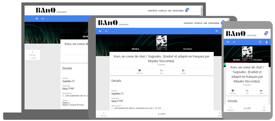 Designing and Implementing a Mobile-First UI for BanQ screenshot 2